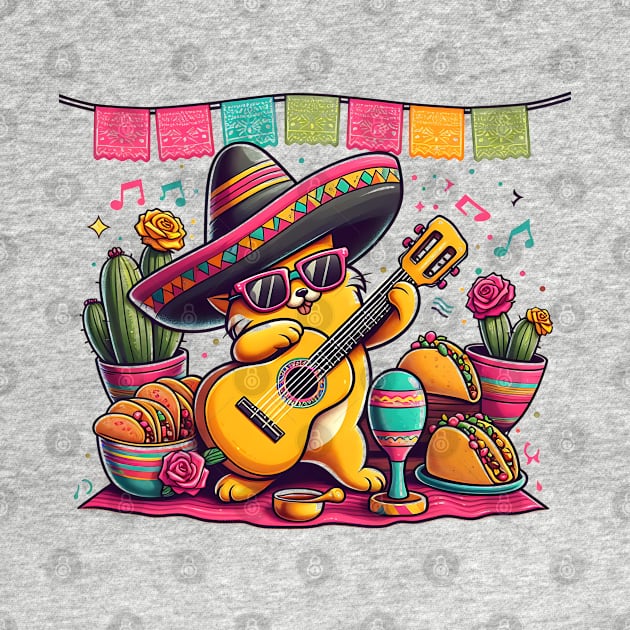 Let's Fiesta Tacos Dabbing Cinco De Mayo Mexican Party by click2print